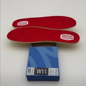 Hey‎ Dude Red Foam Insoles sz 11